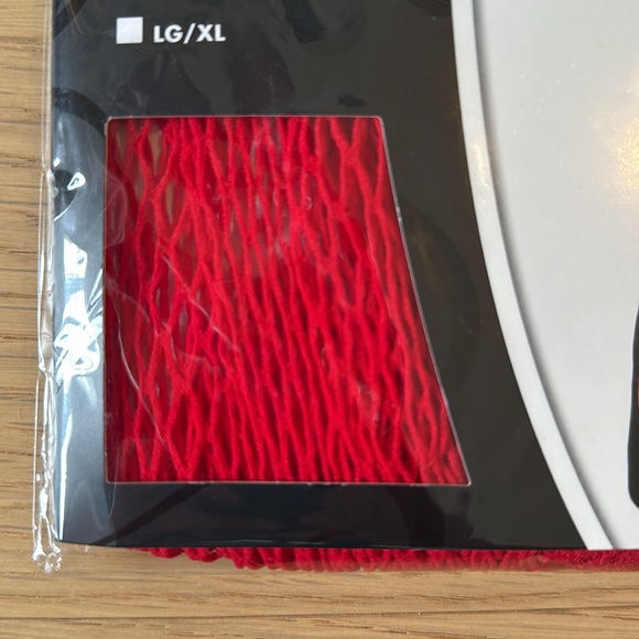 NWT Lace Top Fishnet Garter Tights - Picture 2 of 4